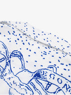 Mythological Graphic Camp Collar Boxy Shirt