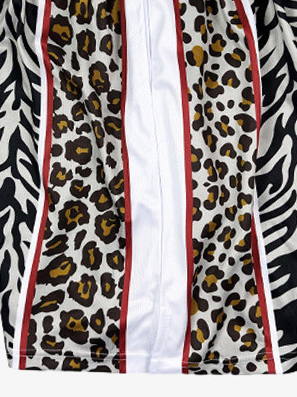 Mixed Animal Print Soccer Shorts