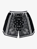 Paisley Print Soccer Shorts