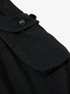 Military Cargo Wide-Leg Shorts