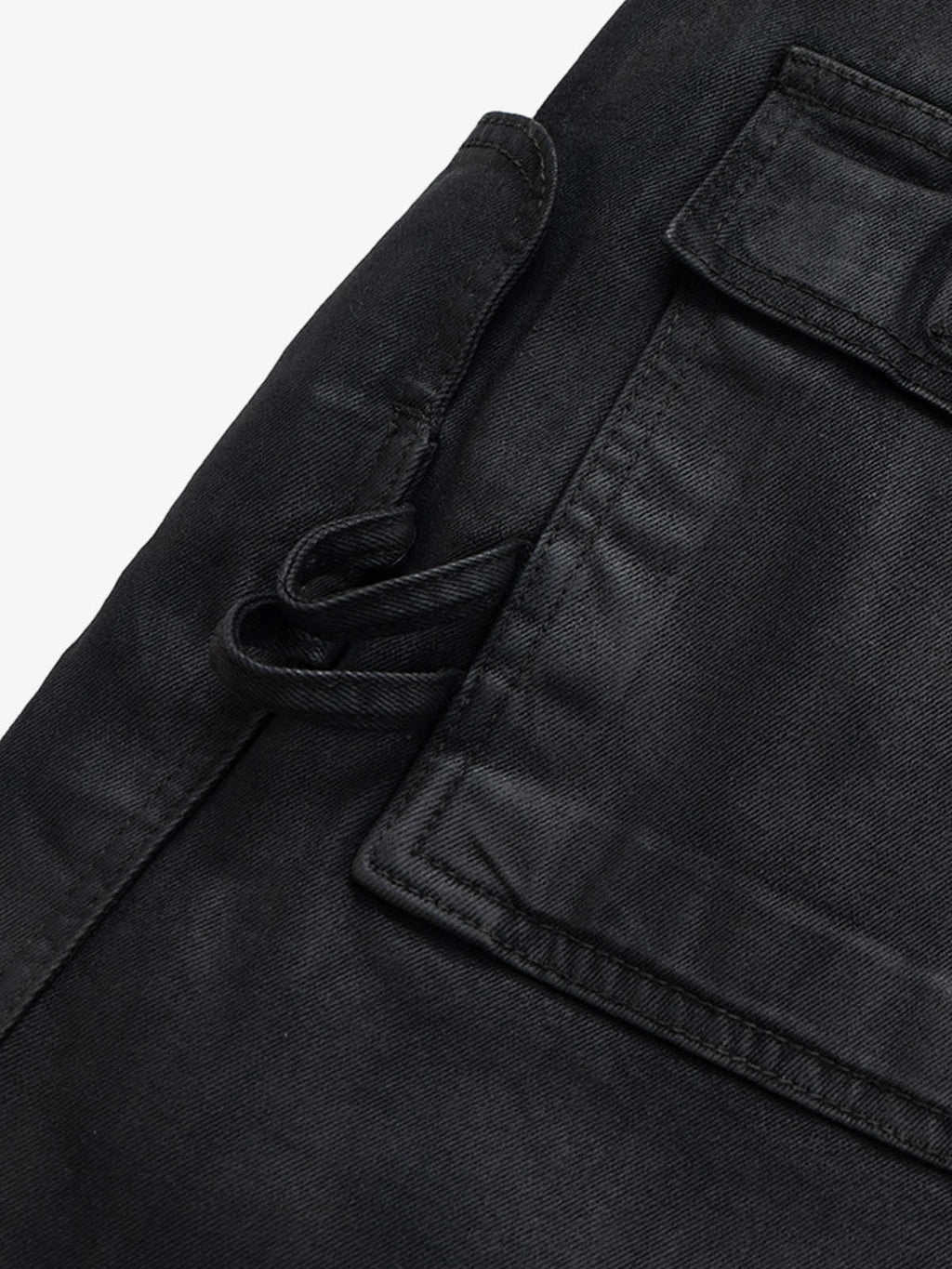 Industrial Multi-Pocket Distressed Cargo Shorts