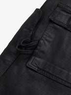 Industrial Multi-Pocket Distressed Cargo Shorts
