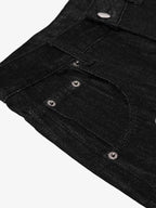 Vintage Eyelet Chain Baggy Jeans