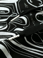Black & White Graphic Lounge Shorts