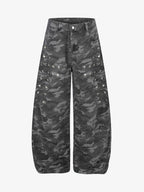 Camo Curved Jeans