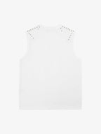 Studded Tribal Sleeveless T-Shirt