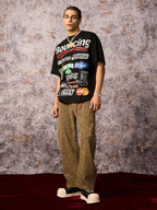 Street Graphic Print T-Shirt - 2415