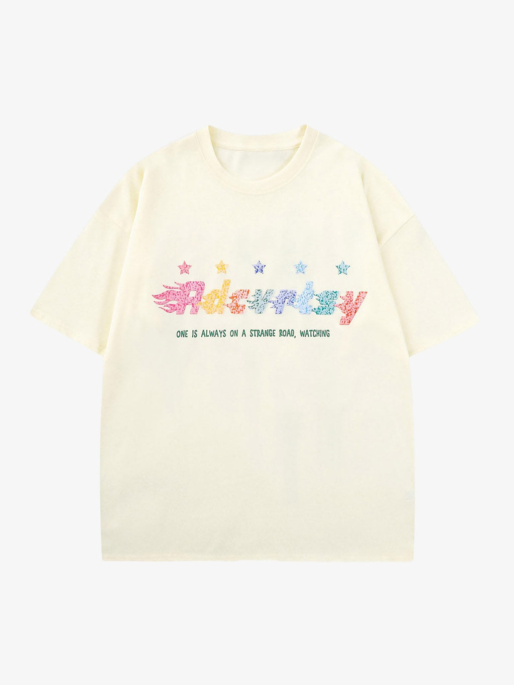 Thesupermade Colorful Full Of Stars Printed T-shirt