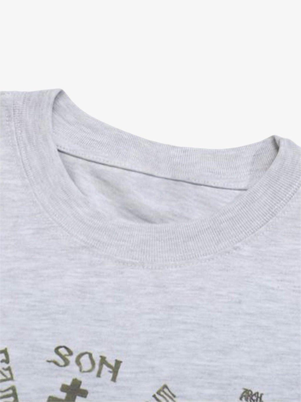 Thesupermade American High Street Graffiti Long Sleeve T-Shirt