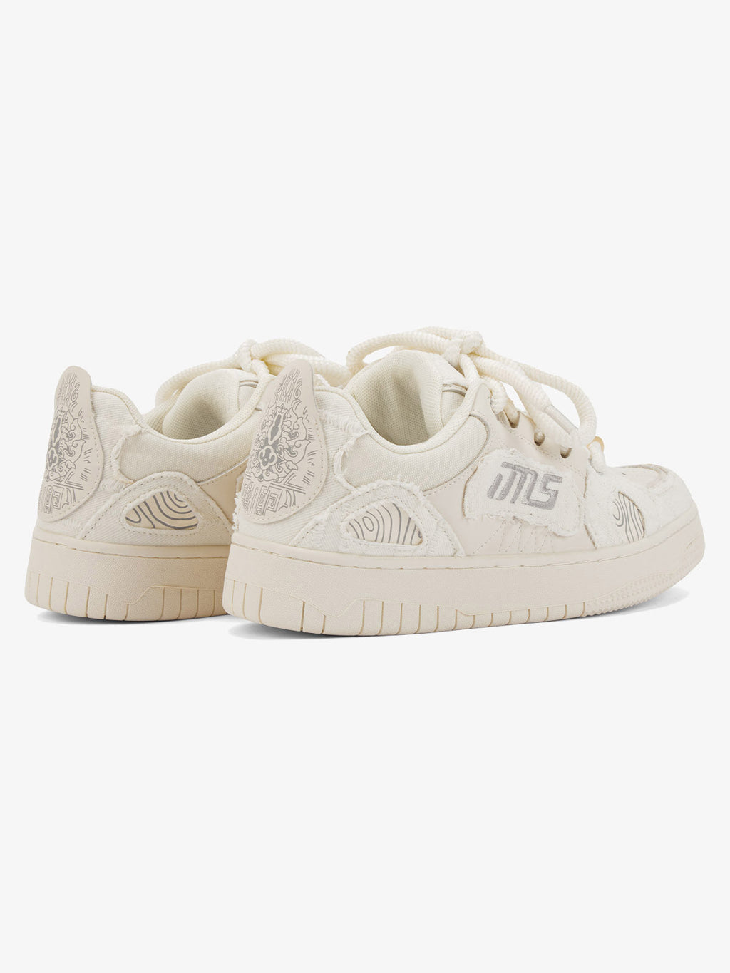 Thesupermade Embroidered Letter Shoes - 2107