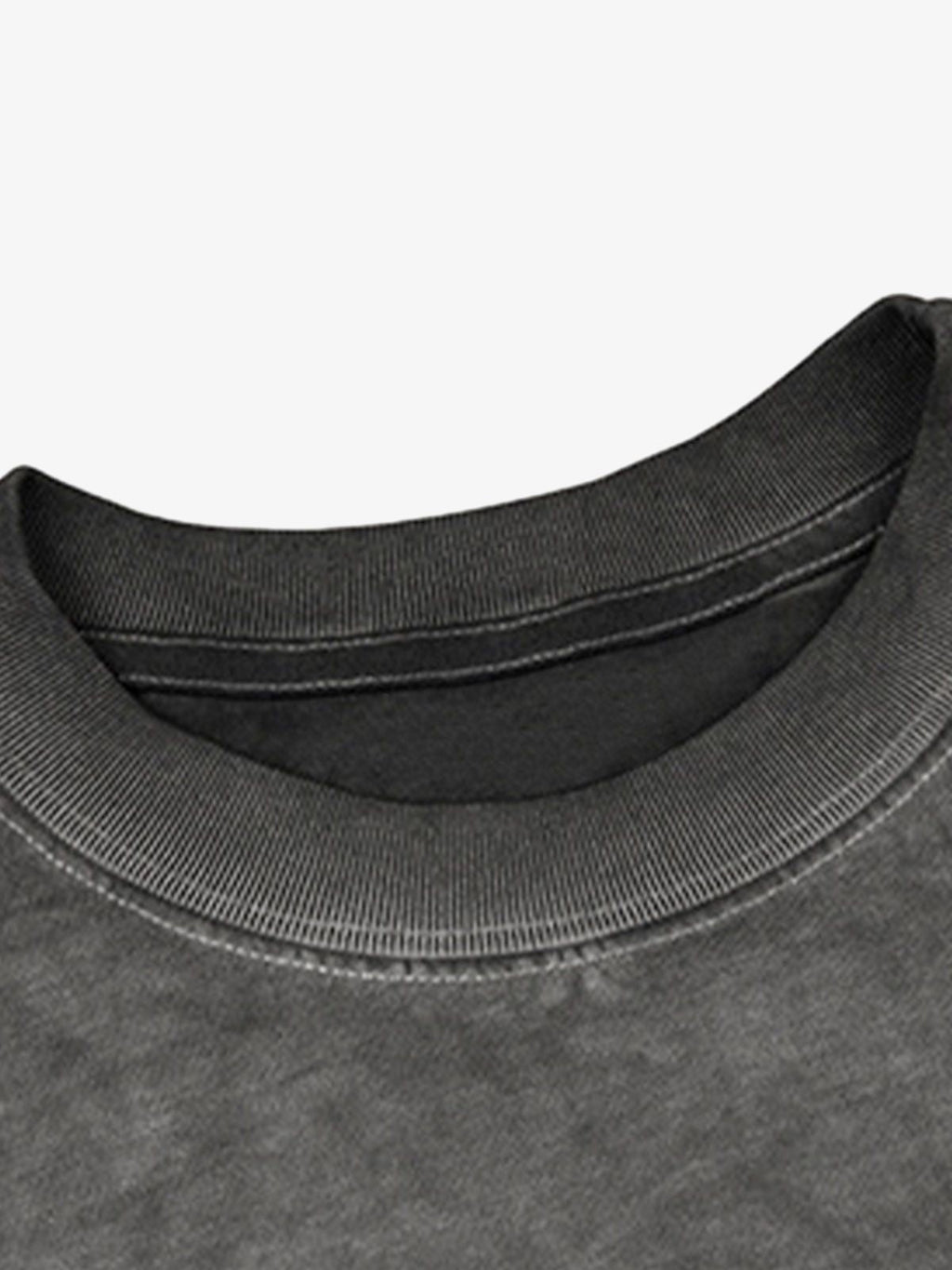 Portrait Print Crew Neck T-Shirt - 2377