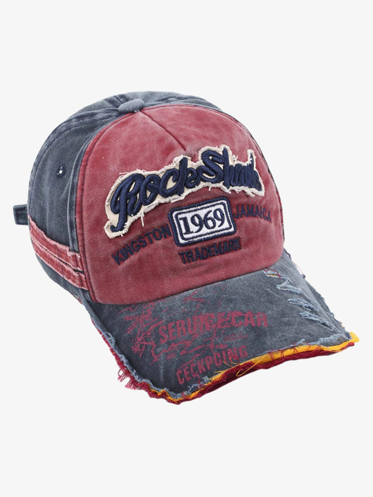 Thesupermade Retro Letter Denim Cap - 2136