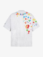 Retro Graffiti Hand-Painted T-Shirt