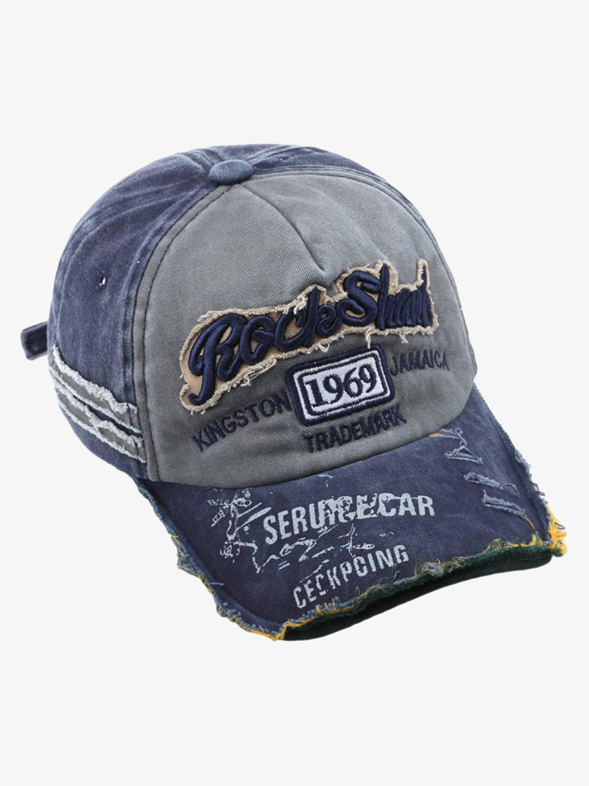 Thesupermade Retro Letter Denim Cap - 2136