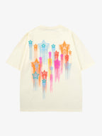 Thesupermade Colorful Full Of Stars Printed T-shirt