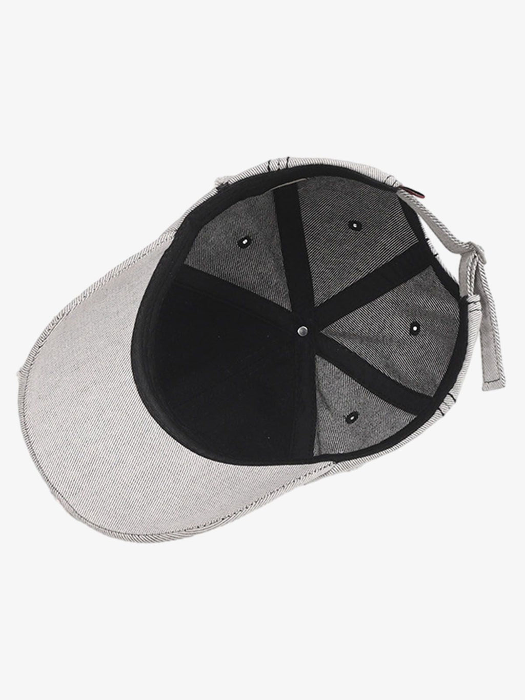 Distressed Letter Embroidery Baseball Cap