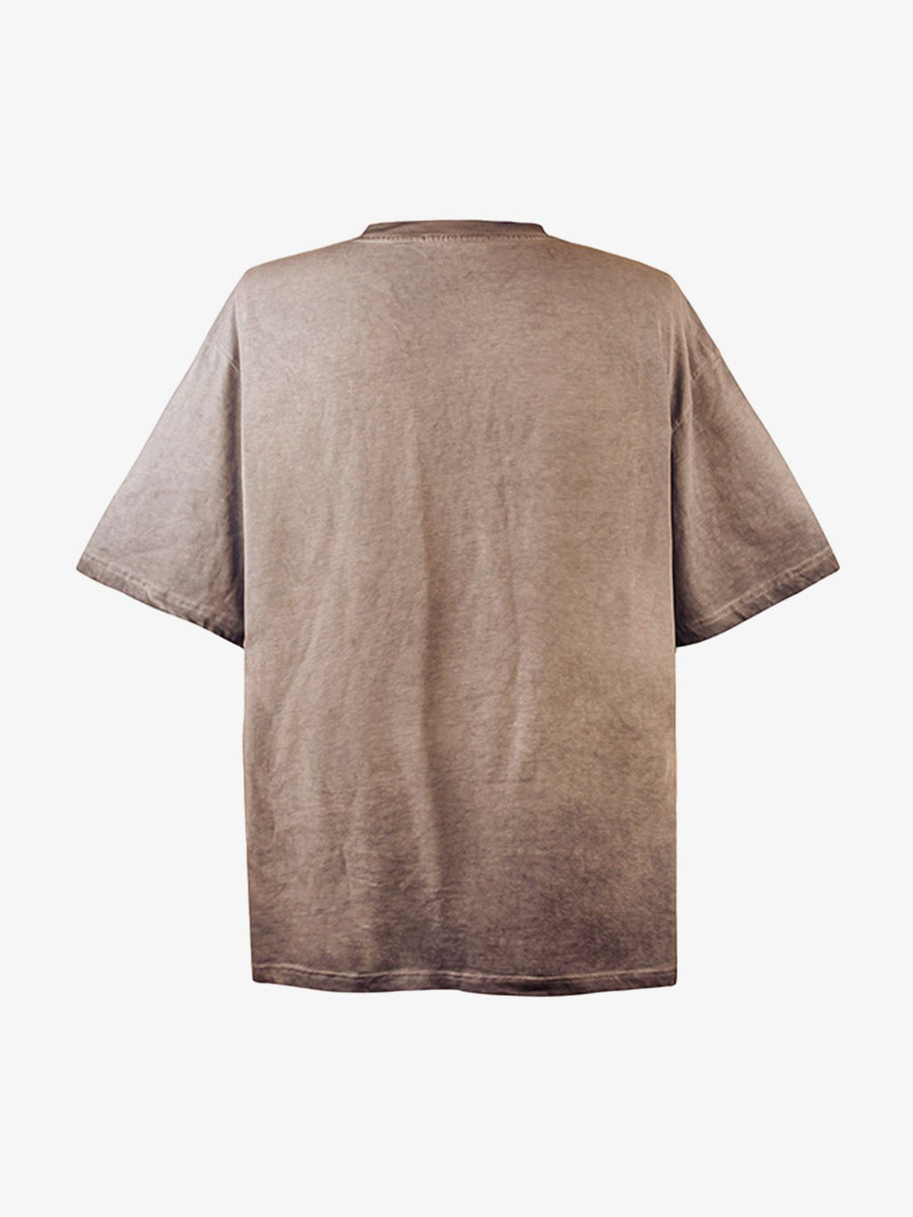 Portrait Print Crew Neck T-Shirt - 2377