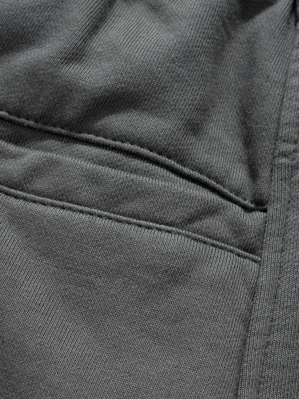 Retro Functional Zipper Slit Jort