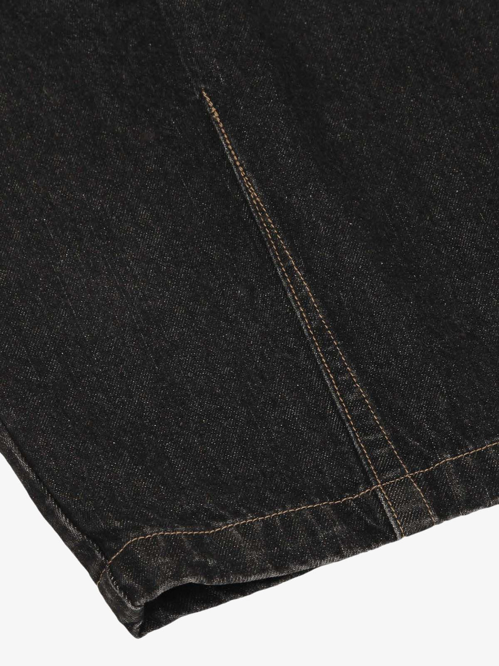 Patchwork Plaid Pleated Baggy Barrel Jeans - 2334