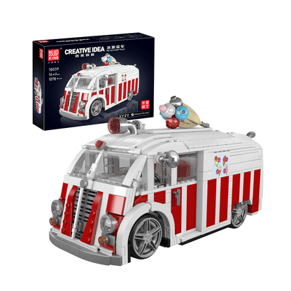 Mould King 10039 Ice Cream Truck Building Model Set | 1,078 PCS