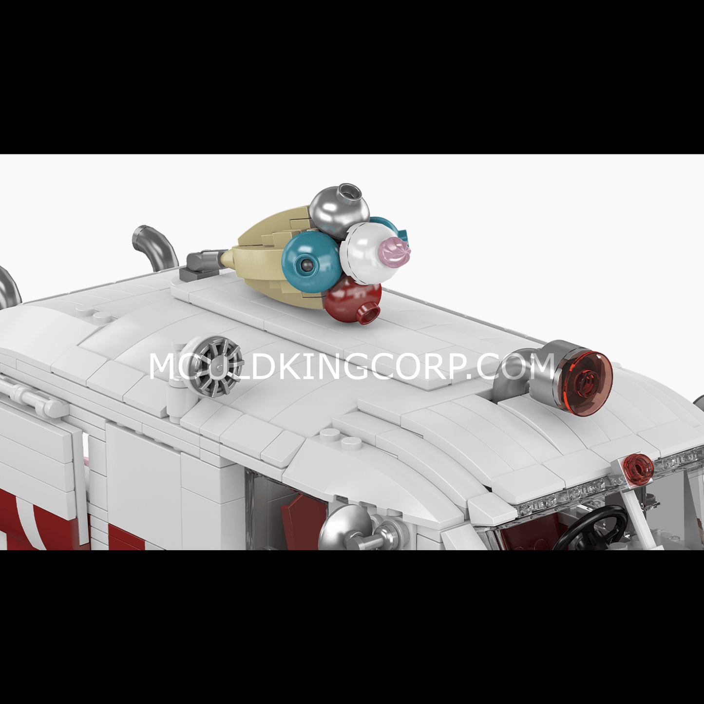 Mould King 10039 Ice Cream Truck Building Model Set | 1,078 PCS
