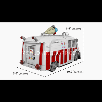 Mould King 10039 Ice Cream Truck Building Model Set | 1,078 PCS