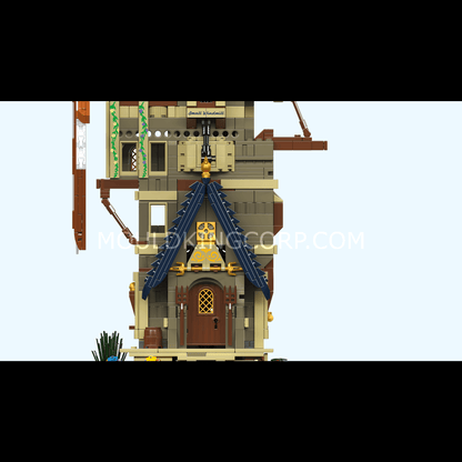 Mould King 10060 Medieval Europe Windmill Building Set | 1,584 Pcs