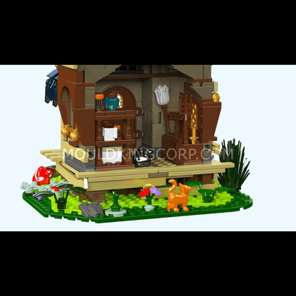 Mould King 10060 Medieval Europe Windmill Building Set | 1,584 Pcs