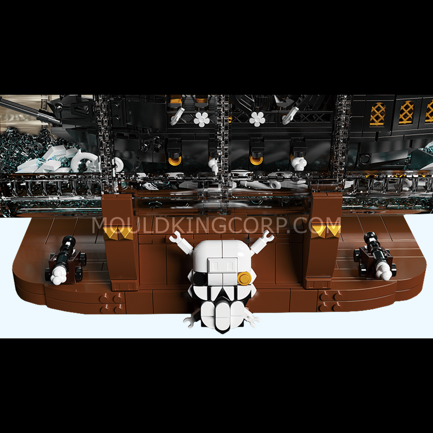 Mould King 10065 Black Pirates Ship-In-a-Bottle Building Set | 2,206 PCS