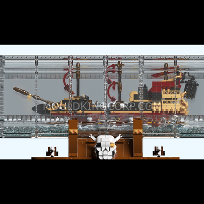 Mould King 10066 Queen Revenger Ship-In-a-Bottle Building Set | 2,488 PCS
