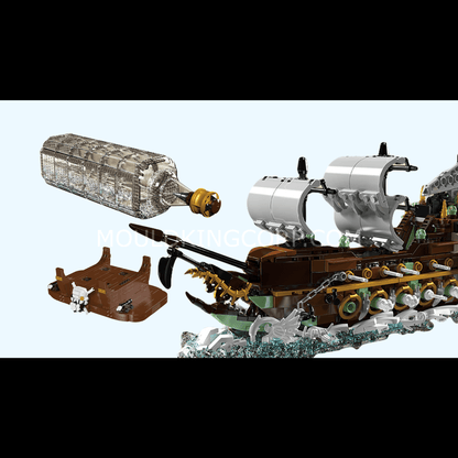 Mould King 10067 Flying Dutchman Ship-In-a-Bottle Building Set | 2,499 PCS