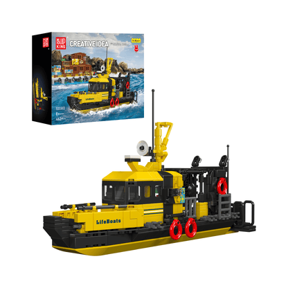 Mould King 10080 Norwegian Multi-functional Lifeboat Building Set | 462 Pcs