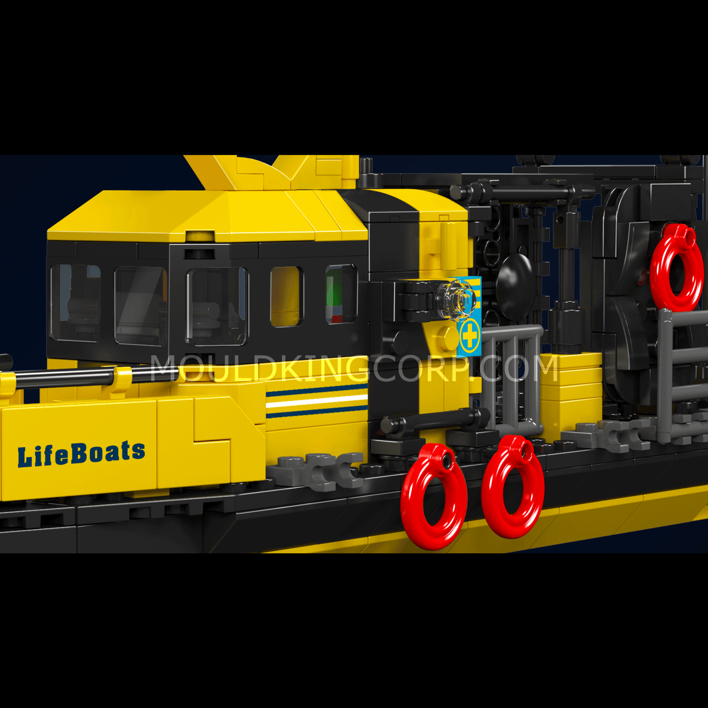 Mould King 10080 Norwegian Multi-functional Lifeboat Building Set | 462 Pcs