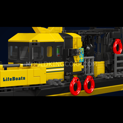 Mould King 10080 Norwegian Multi-functional Lifeboat Building Set | 462 Pcs