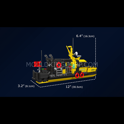 Mould King 10080 Norwegian Multi-functional Lifeboat Building Set | 462 Pcs