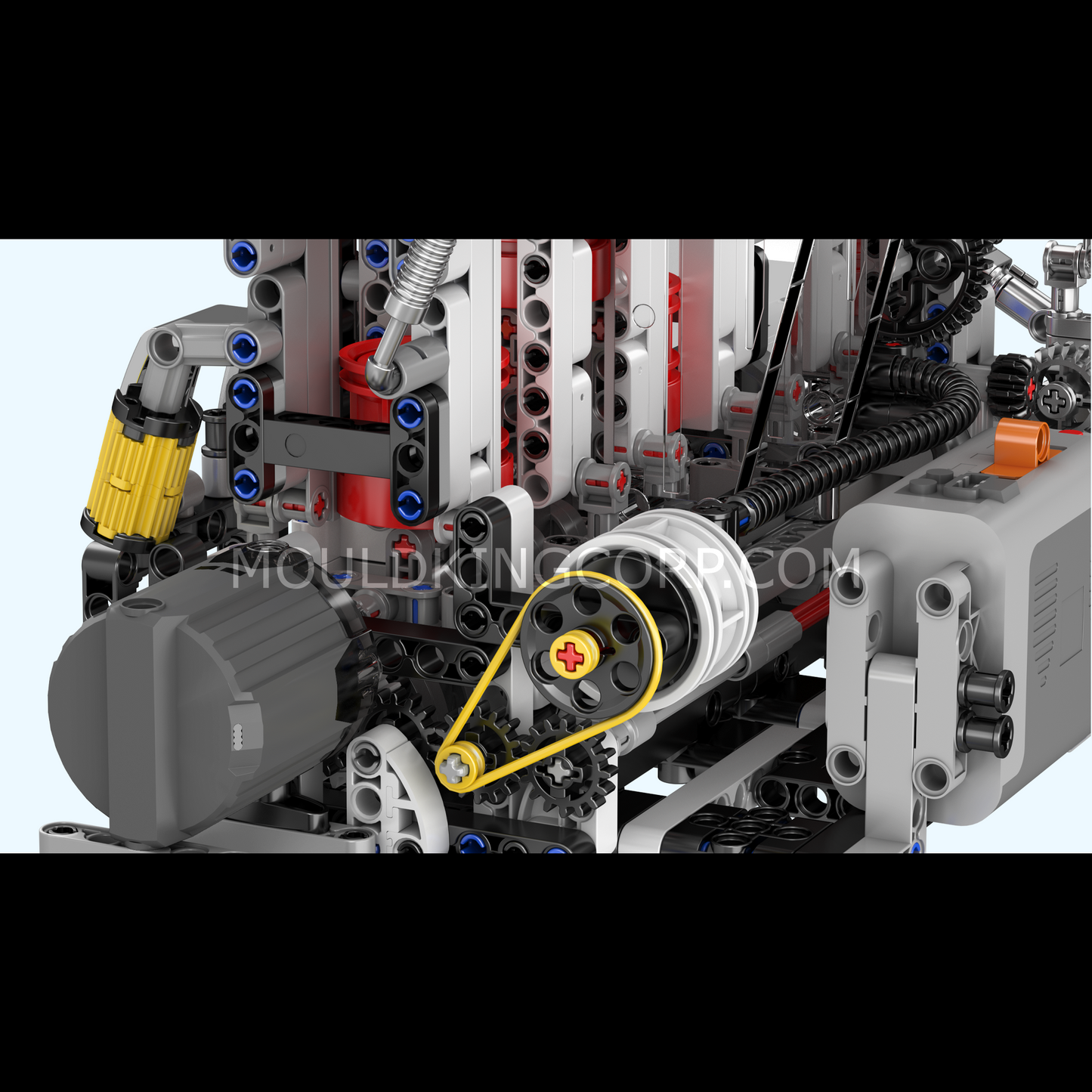 Mould King 10087 Motorised L4 Gasoline Engine Building Set | 1,787 Pcs