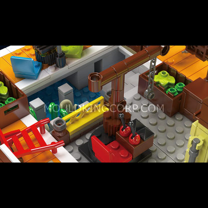 Mould King 10109 Dockside Loading and Unloading Block Set | 821 Pcs