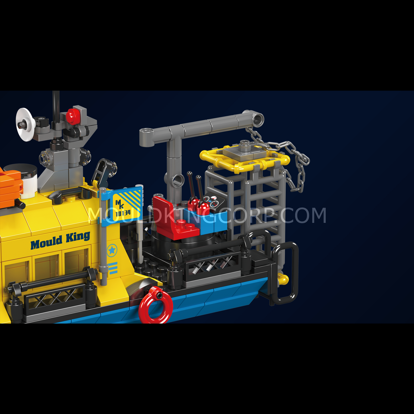 Mould King 10134 Mini Underwater Exploration Ship Building Set | 380 Pcs