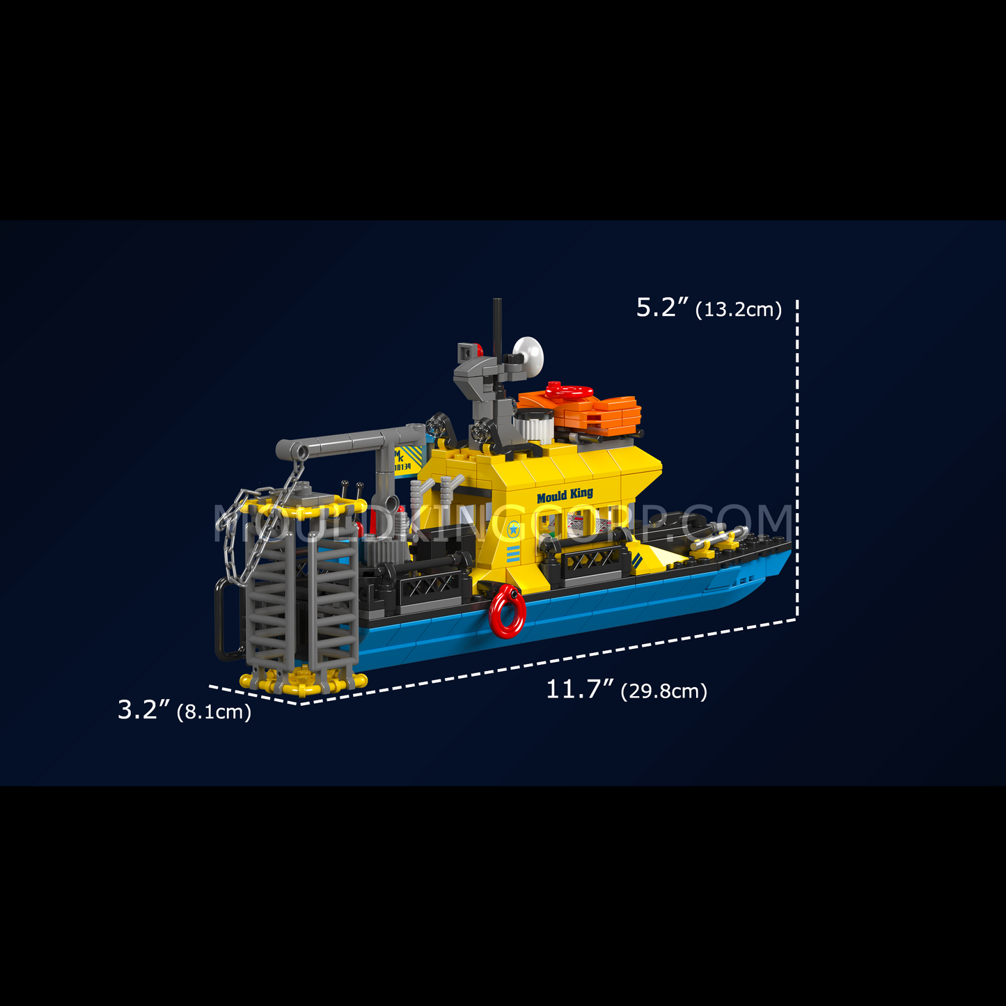 Mould King 10134 Mini Underwater Exploration Ship Building Set | 380 Pcs