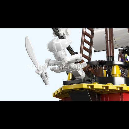 Mould King 10137 Redbeard’s Revenge Ship Model Building Set | 928 Pcs