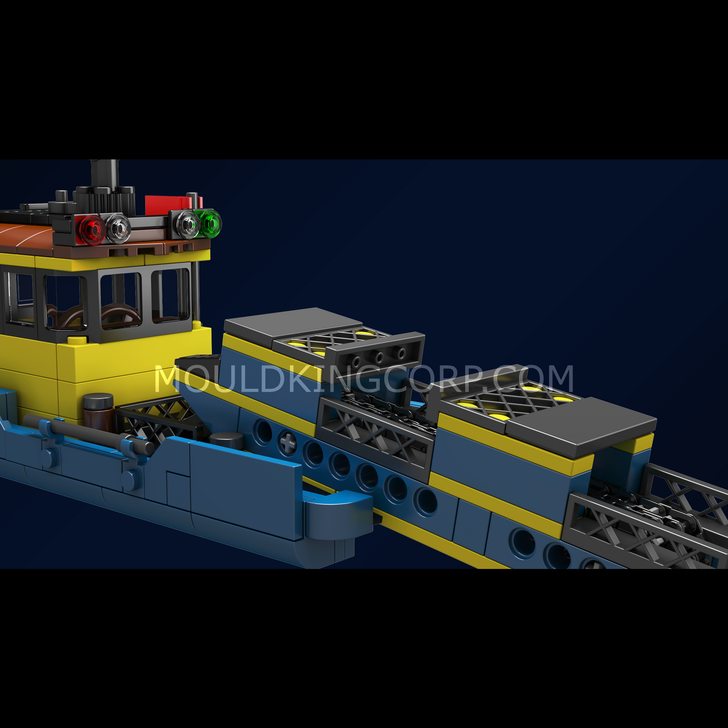 Mould King 10184 Trash Collection Boat Building Set | 407 Pcs
