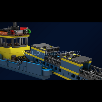 Mould King 10184 Trash Collection Boat Building Set | 407 Pcs