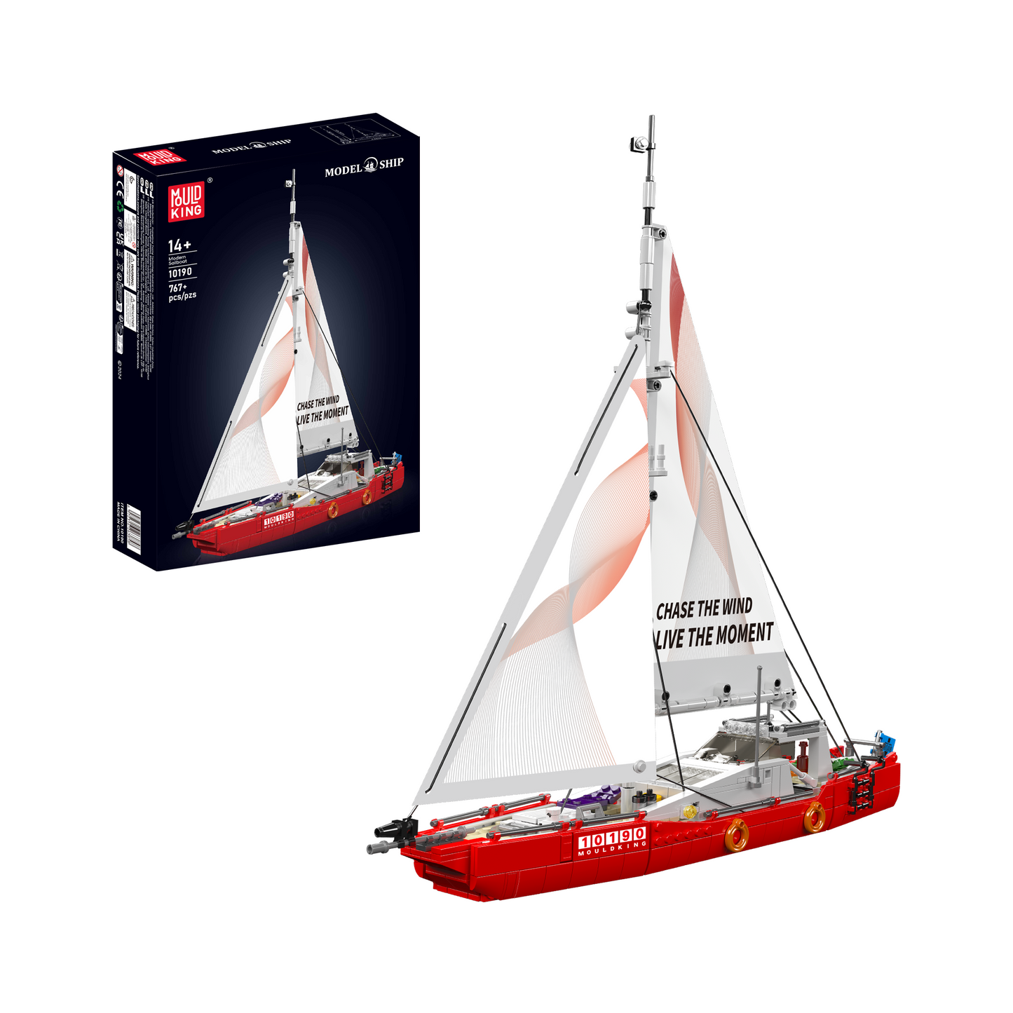 Mould King 10190 Modern Ocean Cruiser Building Set | 767 Pcs