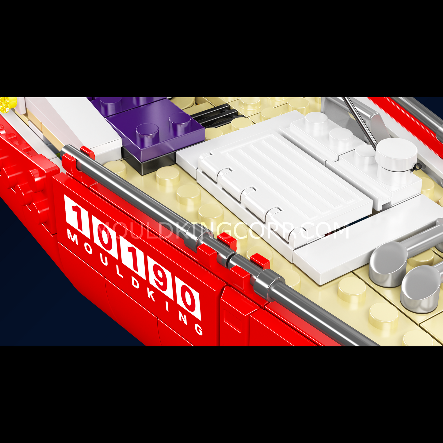Mould King 10190 Modern Ocean Cruiser Building Set | 767 Pcs