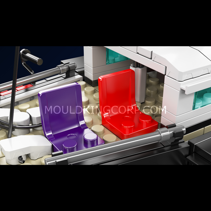 Mould King 10194 Modern Two-Mast Sailing Yacht Building Set | 893 Pcs