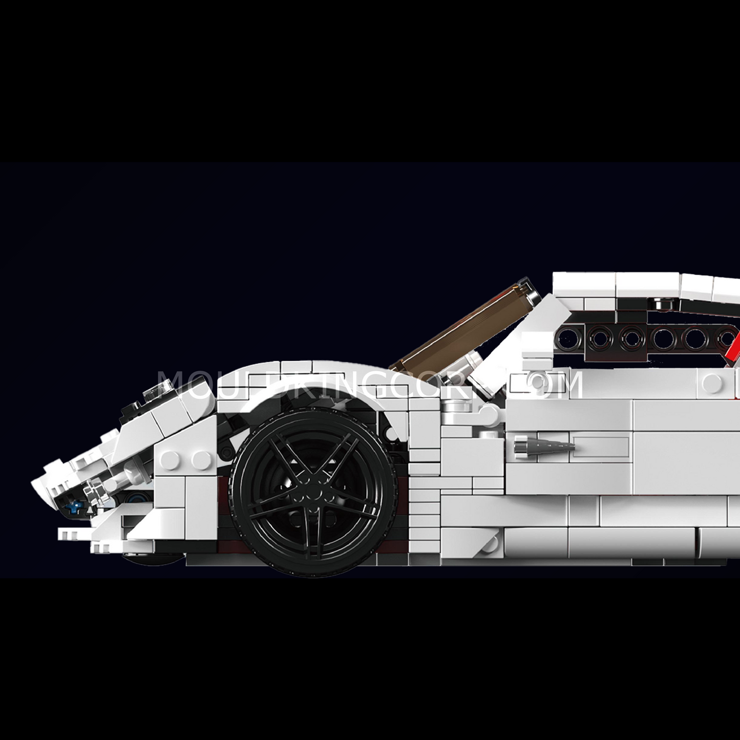 Mould King 10196 Italian Hypercar Building Set with Quad Exhaust | 1,423 Pcs