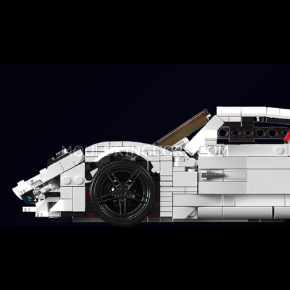 Mould King 10196 Italian Hypercar Building Set with Quad Exhaust | 1,423 Pcs