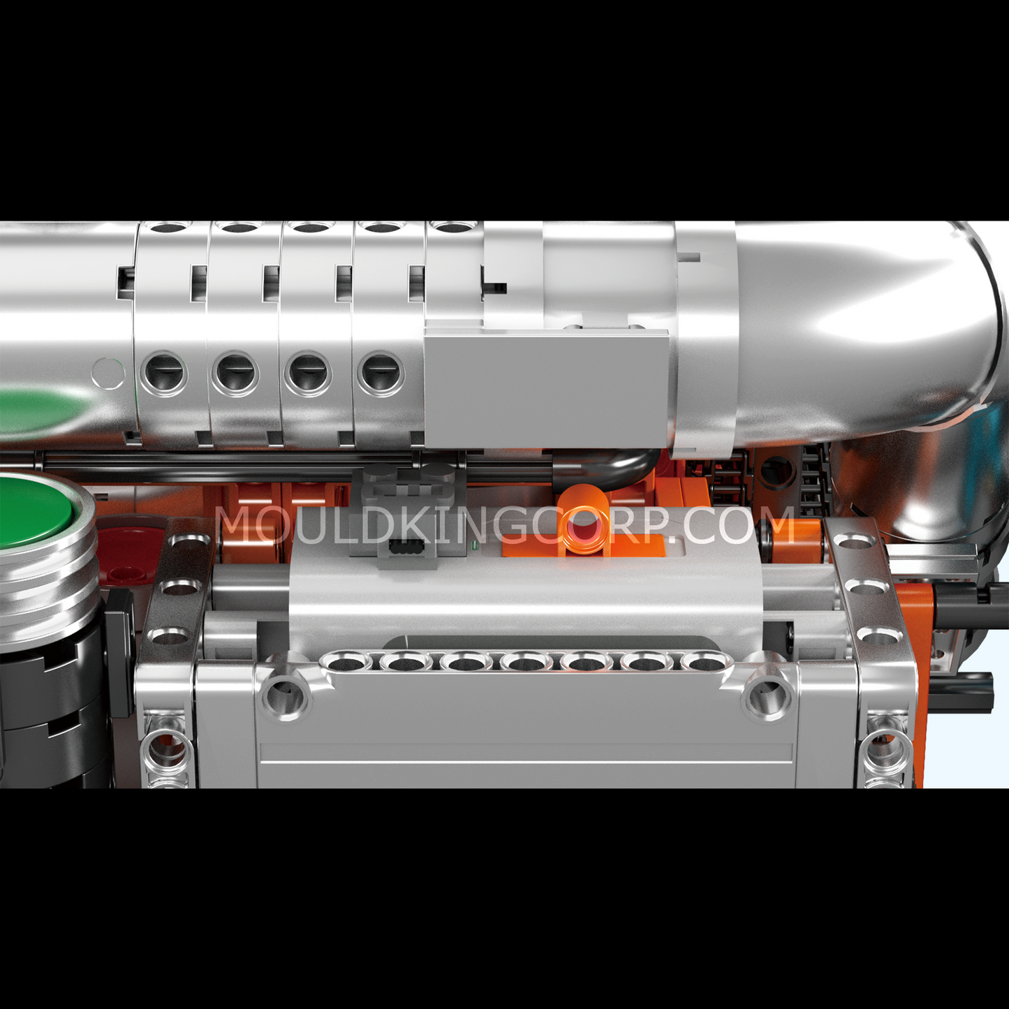 Mould King 10200 Inline-6 Truck Engine & Transmission Building Set | 3,236 Pcs