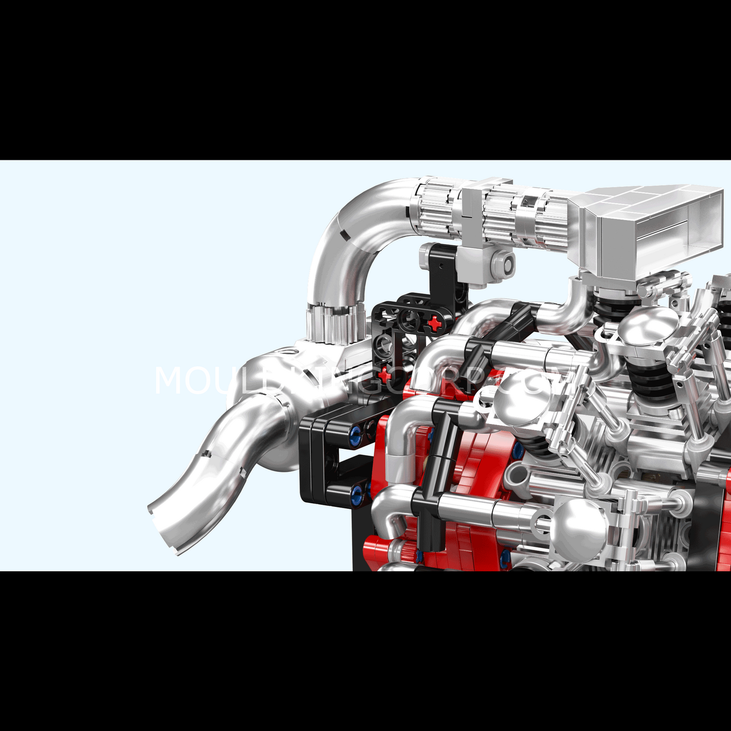 Mould King 10211 Radial Aviation Engine Building Kit | 1,147 Pcs