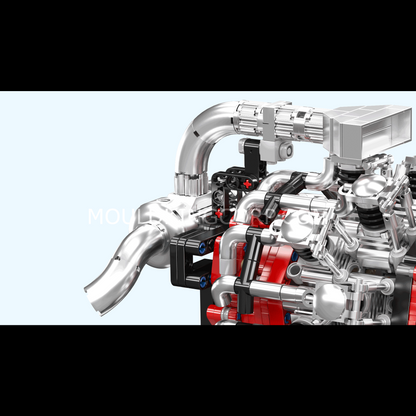 Mould King 10211 Radial Aviation Engine Building Kit | 1,147 Pcs